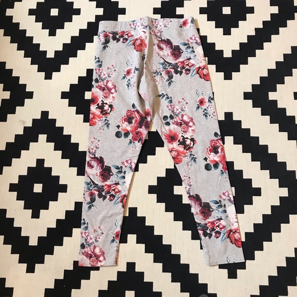 American Eagle Outfitters SzL Floral Leggings - Picture 2 of 3